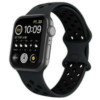 Igk kompatibilan za Apple Watch Band Rašilice za žene muškarci, mekani silikonski sportski zamena nosača