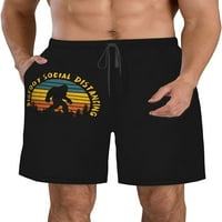Muške kratke hlače za socijalne udaljene ploče za muškarce Ljetni surf Swim trunke plaže s džepovima