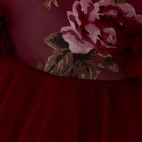 Djevojčica cvjetna haljina dječje djeveruše rođendan za rođendan dojenčadi PAGEAnt TUTU Tulle princeze