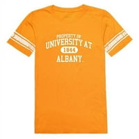 Republika 533-103-GLD- University u albumu Albany Nekretnina majica za žene, zlato - ekstra veliko