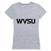 Republika 520-404-H08- Zapadna Virdžinija Državna univerzitet za žene zapečati majicu kratkih rukava, Heather Grey - srednje