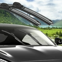 Dahmol 20 + 20 Brisač vjetrobranskog stakla Fit za BMW + zamjenske bracketness brisače za prednji prozor