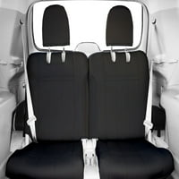 Caltrend Stražnji podijeljeni stražnji dio i čvrsti jastuk Neosupreme Seat Seat za 2008 - Toyota Avalon - TY427-03NA Umetanje drvenog uglja i ukrašavanje