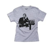 Moderna Abe Lincoln - Hip Boombo - Cool Silhouette Boy's Pamučna majica