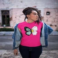 Pola leptir poluma majica za majicu - MIMage by Shutterstock, ženska mala