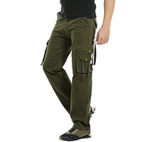 Muška vanjska modna casual Veliki multi džep labavi alat Nosivi elastični planinarski pantalone na otvorenom