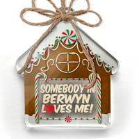Ornament je otisnuo jedan oboren neko u Berwynu voli me, Illinois Christmas Neonblond