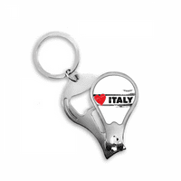 Love Italija Riječ Ljubav Heart Ilustracija Fingernail Clipper Rezač otvori