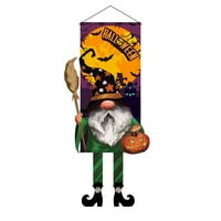 Waroomhowhouhowhowe Halloween Vrata viseće bundeve vještica - bez blještavši vrata visi na otvorenom