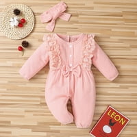 B91XZ Baby Girls BodySuit Tumpsor shoupsit Odjeća za devojke ROMPER Girls Girls Romper & ToucksUit