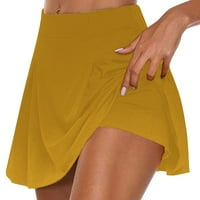 Ženska suknja s kratkim hlačama ispod čvrste elastične kratke hlače za golf tenis skrots atletski trkački