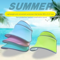 Mairbeon Women šešir za zaštitu od sunca protiv UV elastične tkanine prazan gornji široki rub ljetni
