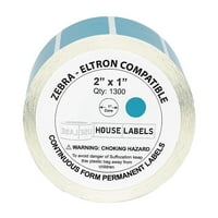 2 1 Blue barcode etikete 1 Kompatibilni sa i pisači, rolne 1, naljepnice po rolu
