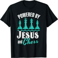Kršćanska šahovska majica Isus i šahovska majica vjerske šahovske igrače