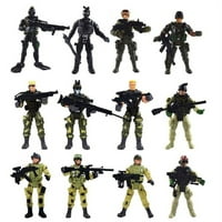 Posebna snaga vojske SWAT vojnici Akcijske brojke sa oružjem i priborom visokim, slikama