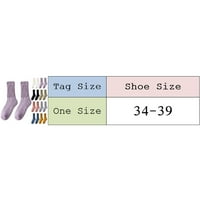 Riforla Žene Solicinske čarape Srednja cijev jesen i Qinter Sve dugu cijev čisto obojene pamučne čarape ružičaste jedna veličina