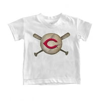 Dojenčad sićušni otvor bijeli cincinnati crvene majice bejzbol crossbats majica