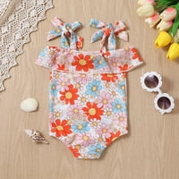 Ljetne djevojke za djevojke kupaći kostim cvijeće Ispiši jedno kupaće kostime plaža Onesie kupaći kostim