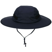 Muškarci Žene SPF 50+ UV zaštita Safari Sun Hat W Podesivi kaiševi, mornarice
