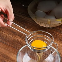 Odvajač jaja jaje bijelci za pečenje za pečenje dugački ručno ručno učvršćiva efikasna čvrsta kuhinjska