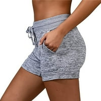 Žene Yoga kratke hlače Aktivne kratke hlače Aktivni habaju lounge yoga teretana casual sportske kratke hlače sa džepom