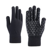Ženske rukavice rukavice za žene hladno vrijeme izolirane ženske pletene gomilane zadebljane termalne