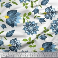 Soimoi Poly Georgette Tkaninski listovi i cvjetna umjetnička tkanina za ispis sa širokim dvorištem
