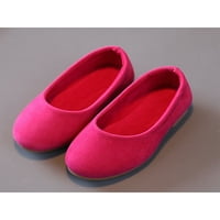 Ymiytan Ballet Stanovi za djevojke za mališane mary jane Comfort klizanje na cipelama Rose Red 8c