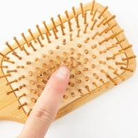 BAMBOO PASDLE četkica za kosu za dlake smanjuje frizura masaže vlasište za ravnu kovrčavu valovitu suhu