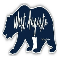 Zapadna Augusta Virginia Suvenir Vinil naljepnica za naljepnicu Medvjed dizajn