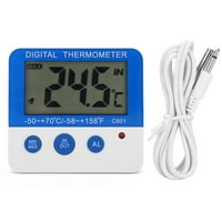Termometar za zamrzivač, alarm za zamrzivač elektronički praktični sa temperaturnim alarmom za hladnjak
