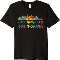 Žene California Los Angeles Šareni uzorak Majica Poklon posada za zabave