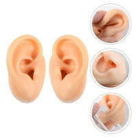 Silikonske uši na minđuše prikazuju lažne uzorke uha