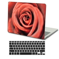 Kaishek Hard zaštitni poklopac školjke samo za Macbook Pro 16 - A + crna poklopac tastature, crvena