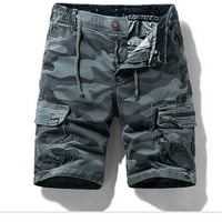 Jsaierl muške kratke hlače plus veličine Multi džepovi kratke hlače na otvorenom kratke hlače Ljeto