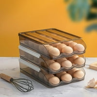 Držač jaja velikog kapaciteta za hladnjak, automatsko valjanje jaja svježe odvajanje, čist plastični