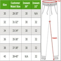 Muški 5-džepni ravni prednji pamučni rasteznuti casual chino hlače