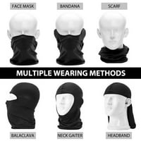 Aptoco Balaclava maska ​​za lice za prašinu otporne na prašinu vrata hood-hod Gaiter UV zaštita za muškarce