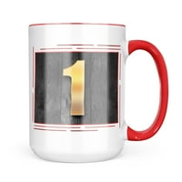 Neonblond broj, Blackwood žuta krigla poklon za ljubitelje čaja za kavu