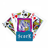 Sazvežđa Aquarius Meksikol Kultura Graving Score Poker igračka karta Inde