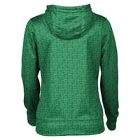 Ženski Kelly Green North Texas znači zelenu baku pulover hoodie