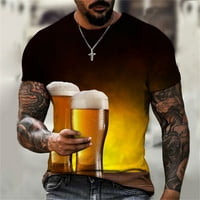 Zmetačke bluze za majice Zermoge na čišćenju prodaje muškarci casual okrugli vrat kratki rukav pulover