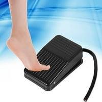 220V 380V električni nožni prekidač za papučicu nosip plastični nožni papučički prekidač handsfree pudalica za papučicu na isključenoj kontroli crni kabel boja