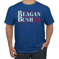 Divlji Bobby, Reagan Bush 'kampanja, Americana američki ponos, muškarci Grafički tee, kraljevska, 3x-velika