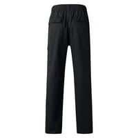 Teretne pantalone Muške modne ležerne labave pamučne plus veličine čipke ukupne hlače u cjelini