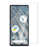 Pribor za Google Pixel 7A Slučaj - Fle Gel series Cover, zaštitni ekran, 15W bežični punjač, ​​ul naveden