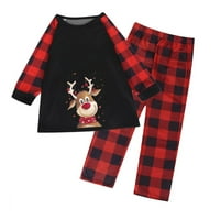 Božićne pidžame za porodičnu porodicu Božićne PJS podudaranje setova koje odgovaraju božićnim PJS za