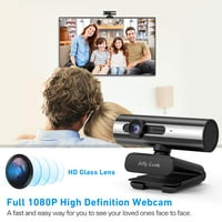 FHD 1080p web kamera sa mikrofonom, računarskom kamerom USB web kamera za zum Skype Youtube, utikač