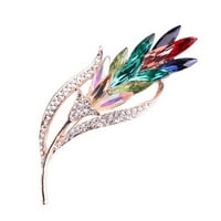 Wozhidaoke nakit za žene i cirkon elegantan višekoliko pšenični dijamant i stilski nakit Brooch Brooč rođendanski pokloni za žene
