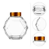 Clear Med Jar Kuhinjski med Jar Glass Honey boca pčela medena jar